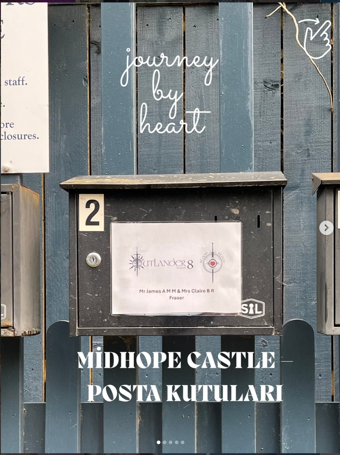 Midhope Castle posta kutuları